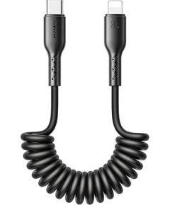 Fast Charging cable for car Joyroom Type-C to Lightning Easy-Travel Series 30W 1.5m, coiled (black)