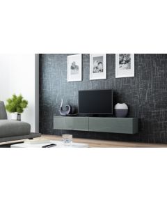 Cama Meble Cama TV Stand VIGO '180' 30/180/40 grey/grey gloss