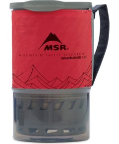 MSR WindBurner 1.0L Personal Stove System - Red