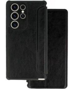 iLike Samsung  GALAXY A34 5G RAZOR LEATHER BOOK HOLSTER Black