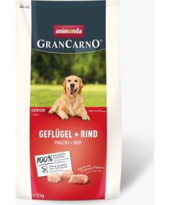 ANIMONDA Gran Carno Senior Poultry with Beef - dry dog ​​food - 12 kg