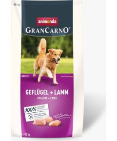 ANIMONDA Gran Carno Adult Poultry with Lamb - dry dog ​​food - 12 kg