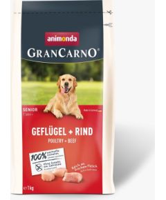 ANIMONDA Gran Carno Senior Poultry with Beef - dry dog ​​food - 1 kg