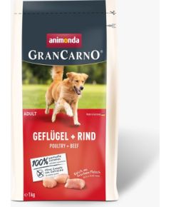 ANIMONDA Gran Carno Adult Poultry with Beef - dry dog ​​food - 1 kg