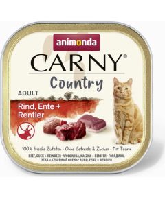 ANIMONDA Carny Country Beef, Duck + Reindeer - wet cat food - 100 g