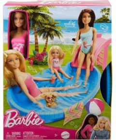 Mattel Barbie® Doll with Pool Slide Playset (HRJ74)