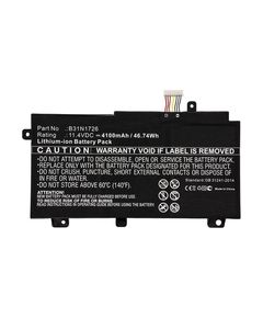 CoreParts Laptop Battery for Asus 44Wh Li-ion 11.4V 3900mAh Black