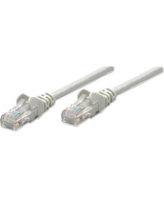 Intellinet Network Patch Cable, Cat5e, 2m, Grey, CCA, U/UTP, PVC, RJ45, Gold Plated Contacts, Snagless, Booted, Lifetime Warranty, Polybag