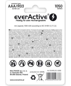 Rechargeable batteries everActive Ni-MH R03 AAA 550 mAh Infinity Line