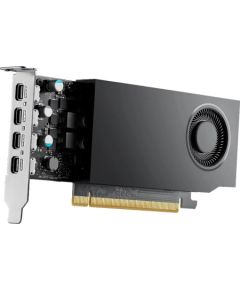 Pny Technologies PNY NVIDIA A400 4GB GDDR6 64-bit, Low Profile, PCIe 4.0 x8, Single slot, 4 x Mini DisplayPort 1.4a, 50W, LP bracket, small box