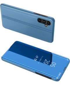 Hurtel -  Clear View Case cover for Samsung Galaxy A14 flip cover blue