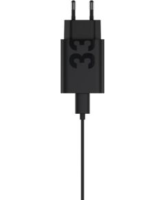 Motorola TurboPower Wall Charger 33W USB-C, 1m C-C cable, Black