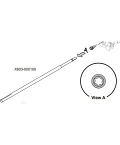 Wrench, Torx 8, Echo