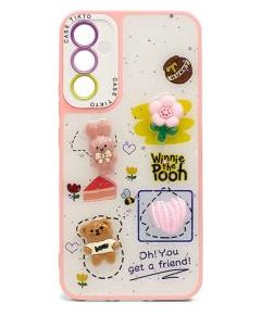 iLike Apple  iPhone 15 Pro EPOXY CARTOON COVER Pink