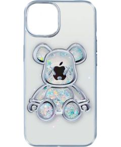 iLike Apple  iPhone 11 Silicone Case Print Desire Bear Silver