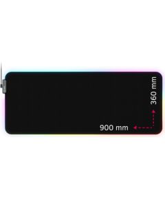 Lorgar Steller 919, Gaming mouse pad, High-speed surface, anti-slip rubber base, RGB backlight, USB connection, Lorgar WP Gameware support, size: 900mm x 360mm x 3mm, weight 0.635kg