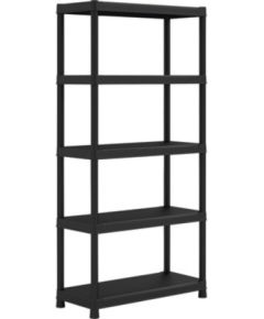 Keter 5 līmeņu plaukts Shelf 90/40 with 5 shelves 90x40x182cm melns