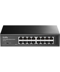 Cudy GS1016 network switch Gigabit Ethernet (10/100/1000) Black