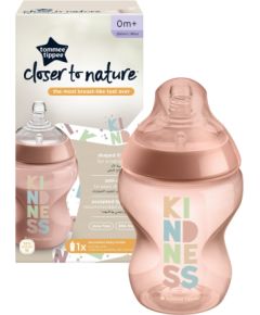 TOMMEE TIPPEE decorated feeding bottle 260ml 0m+, 42250206