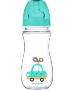 CANPOL BABIES wide neck anti-colic bottle  EasyStart Colourful Animals, 300 ml, 35/204