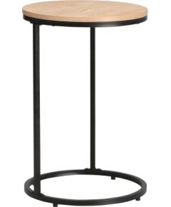 Side table HEDVIG D40xH60cm, ash/black