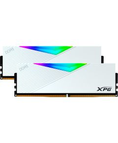 ADATA DDR5 - 32GB - 5600 - CL - 36 - Dual-Kit - DIMM, AX5U5600C3616G-DCLAR, XPG Lancer RGB, XMP, EXPO, for AMD, white