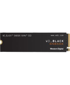 SSD WESTERN DIGITAL Black SN850X 2TB M.2 PCIE NVMe Write speed 6600 MBytes/sec Read speed 7300 MBytes/sec 2.38mm TBW 1200 TB WDS200T2XHE