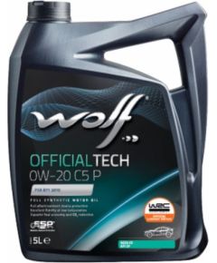 Wolf OFFICIALTECH 0W-20 C5P 5L API SP,C5, PSA B71 2010