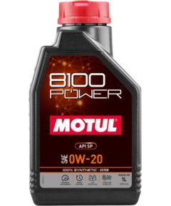 Motul 8100 POWER 0W20 1L API SP 100% sintētiska esteru bāzes motoreļļa