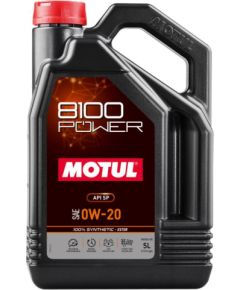 Motul 8100 POWER 0W20 5L API SP 100% sintētiska esteru bāzes motoreļļa