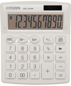 CITIZEN SDC-810NRWHE office calculator, 10-digit, 127x105mm, white