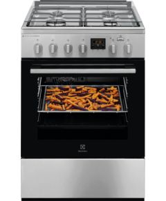 Electrolux LKK660221X Gāzes plīts 600.sērijas SteamBake 60cm AirFry