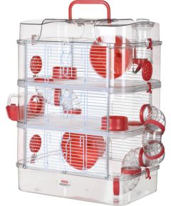 ZOLUX Rody3 Trio - rodent cage - red