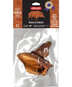 ZOLUX Boar's Ear Dog Treat - 2 x 52g