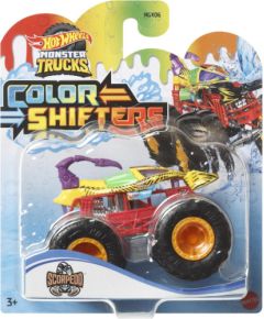 Mattel Hot Wheels: Monster Trucks Color Shifters - Scorpedo Vehicle (HMH32)