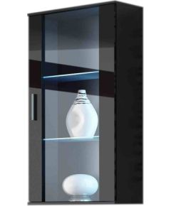 Cama Meble Cama hanging display cabinet SOHO black/black gloss