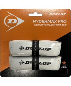 Squash racket replacement grip DUNLOP HYDRAMAX PRO 2pcs. white