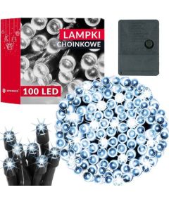 Ziemassvētku eglīšu lampiņas 100 led Springos CL0127 auksti balts 8,5 m