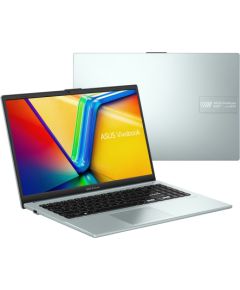 ASUS Vivobook Go 15 E1504GA-WS34 laptop Intel Core i3 N-series i3-N305 39.6 cm (15.6") Full HD 8 GB DDR4-SDRAM 256 GB SSD Wi-Fi 5 (802.11ac) Windows 11 Home in S mode Green, Grey New Repack/Repacked