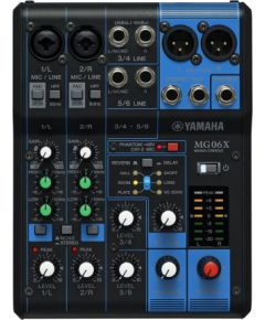 Yamaha MG06X audio mixer 6 channels Black