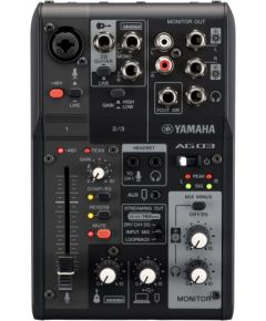 Yamaha AG03MK2 3 channels Black