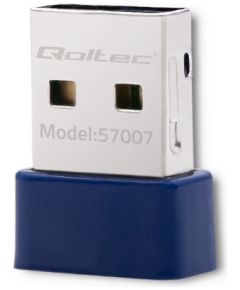 Qoltec 57007 Wireless Mini Bluetooth USB WiFi Adapter