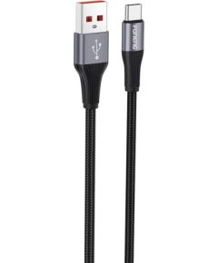 Foneng X112 USB-A to USB-C cable, 3A, 1m (black)