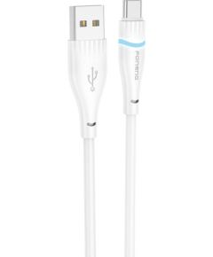 USB-A to USB-C cable Foneng X101 3A, 1.2m (white)