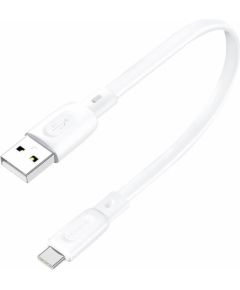 USB-A - USB-C cable Foneng X107 3A, 0.25m (white)