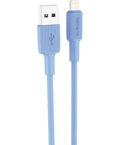 Foneng X100 USB-A to Lightning cable 2.4A, 1.2m (blue)