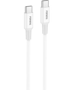 Foneng X106 60W USB-C to USB-C cable, 1.2m (white)