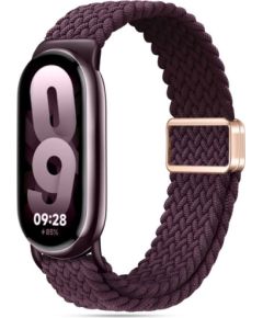 Tech-Protect watch strap NylonMag Xiaomi Smart Band 8/9, dark cherry