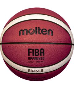 Basketball ball competition MOLTEN B6G4550 FIBA synth. leather size 6