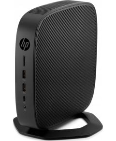 Komputer HP HP Pro t550 - Thin Client - USFF - 1 x Celeron J6412 / 2 GHz - RAM 8 GB - Flash 32 GB - eMMC - UHD Graphics - 1GbE, Bluetooth 5.2 - WLAN: 802.11a/b/g/n/ac/ax, Bluetooth 5.2 - HP ThinPro - Monitor: keiner - Tastatur: International Englisch